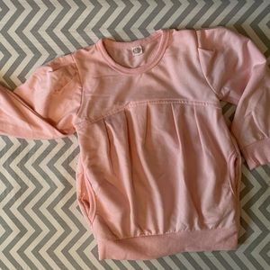 Pink Girl Cute Sweat Shirt with pockets!!